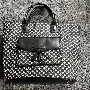 Vera Bradley Black and White Satchel